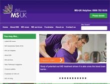 Tablet Screenshot of ms-uk.org